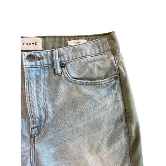 FRAME Two Tone Straight Leg Jeans Size 26 - Picture 6 of 10